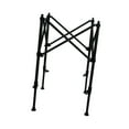 thumbnail image 1 of Shangren Folding Table Leg Adjustable Stable Steel Desk Stand Foldable Replacement Leg Riser for Home Camping DIY Outdoor Table Picnic Black S, 1 of 8