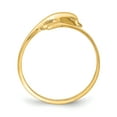 thumbnail image 2 of 14k Yellow Gold Solid Single Dolphin Band Ring, 2 of 7