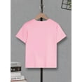 thumbnail image 2 of Girls' "Hello Kindergarten" Rainbow Love T-Shirt - Black Short Sleeve Back to School Tee with Colorful Lettering, Perfect Gift for Youngsters, Casual Youngsters' Top | Playful Design | Stre, 2 of 8