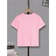 thumbnail image 3 of Camiseta de primer día de clases para niña, diseño de corazón con estampado de lápiz, manga corta suave y cuello redondo, lavable a máquina, informal, de verano, para el primer día, tejido cómodo., 3 of 6