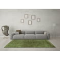 thumbnail image 3 of Ahgly Company Indoor Square Oriental Green Industrial Area Rugs, 8' Square, 3 of 4