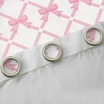 thumbnail image 4 of Manfei Girls Pink Ribbon Blackout Curtains Set of 2 (52x84 Each), Cartoon Bowknot Bow-tie Window Curtains, Princess Bow Style Curtains and Drapes, Curtains Blackout Home Decor, 4 of 6