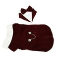 thumbnail image 2 of Pet Wedding Suit, Adjustable Elegant Jujube Red Dog Formal Tuxedo Suit For Cats For Pets For Halloween For Wedding, 2 of 8