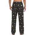 thumbnail image 2 of Top-kevin Turkey Print Pajama Pants for Men Comfort Sleep Lounge Bottoms Straight-fit with Pockets S-XXL, 2 of 11