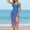 Sky Blue, variant on Butterfly Cover Up Beach Dress, Swim Cover Spaghetti Strap Wrap Dress Lightweight Sarong, Beach Essentials,Cover-Up for Women Wine L(L)