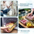 thumbnail image 4 of Artrylin 4 Set 410ml Glass Storage Containers,Food Storage Containers,Clear Airtight Bento Boxes,Large Capacity Containers with Lids,Kitchen Food Storage Boxes, 4 of 7