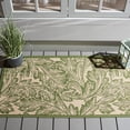 thumbnail image 2 of Safavieh Courtyard Connie Floral Indoor/Outdoor Area Rug, Natural/Olive, 2' x 3'7", 2 of 14