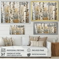 thumbnail image 4 of Designart "Subtle Silver Birch Allure III" Tree Birch Floater Framed Canvas Art Print, 4 of 5