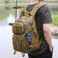 thumbnail image 3 of Bolsa de camping a prueba de arañazos Mochila de aparejos de pesca con múltiples bolsillos para senderismo al aire libre FLhrweasw Nuevo, 3 of 6