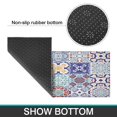 thumbnail image 7 of Bohemian Retro Purple Diamond Pattern Kitchen Rugs and Mats Sets Of 2,Kitchen Decoration Rugs,Rubber Backing Non-Slip Floor Mat for Sink Washable Waterproof Laundry Room Runner Rugs, 7 of 7