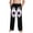 Black, variant on Toddler Boy's Pants, Emoji Print Elastic Waist Pocket Lounge Pants, Full Length Casual Outfits for 4-5 Years