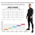 thumbnail image 3 of YUSHOW Mens 2 Pack Mock Turtleneck Compression Shirt Long Sleeve Dry Fit UV Protection Cool Shirts Athletic Running Shirt, 3 of 6