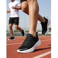 thumbnail image 2 of Tenis Running Sport Para Hombre Charly® Color Blanco Negro negro 23.5, 2 of 10