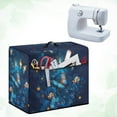 thumbnail image 3 of ZIATUBLE Butterfly Sewing Machine Dust Cover Floral Soft Sewing Machine Protector Cover Reusable Sewing Machine Protect Cover with Storage Pocket for Home Indoor Decoration, 3 of 7