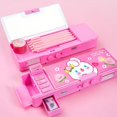 thumbnail image 4 of Smart Girl Stationery Box: Securely Lock Away Your Supplies with this Double Layer Pencil Bag!, 4 of 4