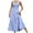 Light Blue, variant on CFLVAEK Summer Beach Dresses for Women Sleeveless Scoop Neck Sun Dresses Tiered Smocked Maxi Dress Loose Fit Solid Color Long Dresses