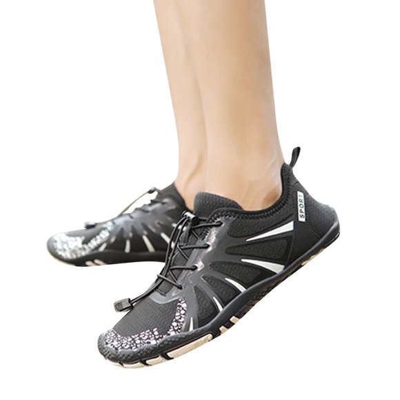 Water Shoes Womens Mens Quick-Dry Wide Toe Barefoot Aqua Shoes Lightweight Beach Swim Surf Pool Footwear