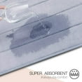 thumbnail image 6 of Betus Luxury Memory Foam Bath Mat - Velvet Comfort Bathroom Rug - 17"x24" (Gray), 6 of 8