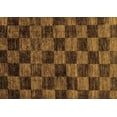 thumbnail image 1 of Ahgly Company Indoor Rectangle Checkered Brown Modern Area Rugs, 7' x 9', 1 of 4