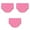 Hot Pink, variant on Xunlbb Clearance Under $5,3PC Women's Large Seamless Cotton High Waist Briefs Hip Lifting Underpants (Red M) on Clearance