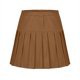thumbnail image 5 of Falda para niña, color liso, plisada, con cintura elástica, corta, de poliéster, 5 of 7