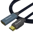 thumbnail image 2 of Cable de extensión Pacorban (3 pies 1 en la capa) 8K HDMI 2.1 Cable HDMI masculino a hembra Ultra alta velocidad 8K 60Hz, 4K 120Hz, 3D Ultra HDR 48Gbps, Earc Dolby Atmos HDMI Extensión, 2 of 2