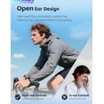 thumbnail image 3 of Bone Conduction Headphones, Open-Ear HiFi Dual Stereo Bluetooth Earbuds with Mic, Wireless Earphones Noise Cancelling, 18H Playtime, Lightweight Sport Headphones for Running Cycling Workouts, 3 of 8