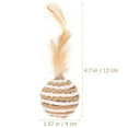 thumbnail image 5 of 6 Pcs Cat Toy Ball Toys for Indoor Cats Kitten Plaything Interactive Playing Rope Paper, 5 of 6