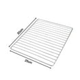 thumbnail image 2 of 2 Pcs Stainless Steel Grill Net Square Grill Plate Bacon Thickened Encryption Carbon Furnace Suitable For Grill, 2 of 11