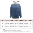 thumbnail image 2 of Sudadera de cuello redondo para mujer, Top de manga larga con cuello redondo y hombros caídos para mujer, confiabilidad excepcional, 2 of 2