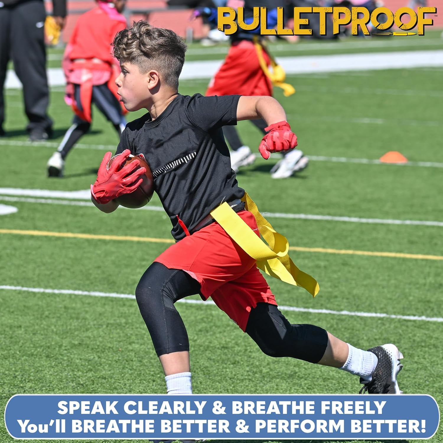 BulletProof: World’s Thinnest Sports Mouth Guard is 3X Stronger! Football Mouthpiece BJJ Mouthguard Lacrosse Basketball MMA Boxing Wrestling Adult Youth Kids Men Women Girl Night Guard Braces