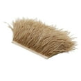thumbnail image 2 of JUNWELL 1 Yard Dyed Ostrich Feather Fringe Trim Ribbon Embellishment Cream, 2 of 8