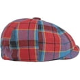 thumbnail image 6 of CoCopeaunts Newsboy Hats for Women Beret Cap Vintage Plaid Octagonal Newsboy Cap Male Female Artist Painter Beret Hat Ivy Cap, 6 of 7