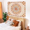 thumbnail image 3 of Gojian Boho Floral Mandala Tapestry Wall Hanging Pink Bohemian Flower Medallion Tapestry Aesthetic Watercolor Hippie Indian Small Tapestries for Bedroom Living Room Dorm Decor, 3 of 6
