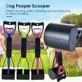 thumbnail image 3 of Pelle à Crottes de Chien avec Manche long Pliable Pelle à Crottes de Chat portable Adaptée pour Animaux de Compagnie Pelouse Extérieure Voyage camping Randonnée, 3 of 8