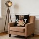thumbnail image 1 of Funda de cojín con diseño de perro pug practicando yoga | Funda de cojín decorativa con un lindo perro de dibujos animados para el sofá del hogar, 1 of 9