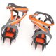 thumbnail image 4 of Un par de Crampones de hielo de catorce dientes, cubierta antideslizante para pies, para caminar en la nieve al aire libre, Crampones incluidos, 4 of 10