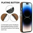 thumbnail image 3 of Nalacover Wallet Case for iPhone 12 Pro, Premium Leather Case with Card Holder, 360°Rotation Ring Kickstand, RFID Blocking Protective Magnetic Back Clsoure Case For iPhone 12 Pro, Brown, 3 of 12