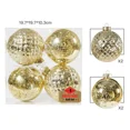 thumbnail image 4 of bolas de Navidad de 10 cm para colgar en el árbol de Navidad, de plástico, para decoración de Año Nuevo 2024, 4 of 5