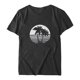 thumbnail image 4 of Camiseta suelta con estampado elegante para mujer Blusa de manga corta con cuello redondo Tops casuales OAVQHLG3B Store lin121212, 4 of 5