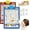 2set., variant on Talking Wall Chart, Bilingual English & Spanish Learning Poster with ABCs, Numbers and Piano, Interactive Educational Toy