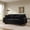 Black, variant on Newest 80.3" Corduroy Loveseat, Upholstered Sofa with Pocket Springs & 4 Pillows, for Living Room & Apartment, Beige