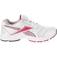 thumbnail image 6 of Reebok Womens Double Hall Running Shoes Sneakers 7 B(M) White/Pink, 6 of 7