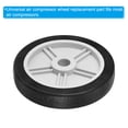 thumbnail image 4 of Unique Bargains 6.3' 2 Pack Universal Air Compressor Wheel with 0.8' Dia. Hole, 4 of 5