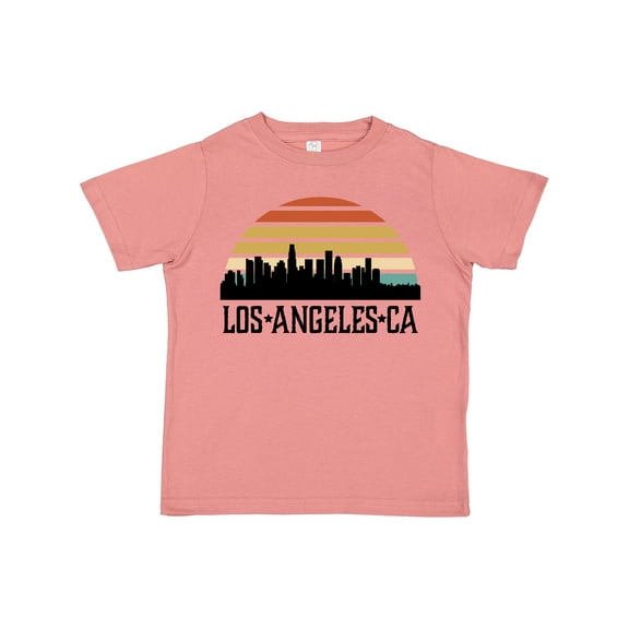 Inktastic Los Angeles California Skyline Retro Boys or Girls Toddler T-Shirt