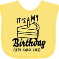 thumbnail image 3 of Inktastic Its My Birthday Lets Smash Cake Boys or Girls Baby Bib, 3 of 4