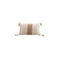 thumbnail image 2 of Funda de Almohada con Borlas Decorativas - Funda de Cojín de Sofá Bordada y Suave para Sofá o Cama, Cubierta de Cojín Blanca con Cremallera Oculta, 12x20 pulgadas (30x50 cm), Paquete de 1, 2 of 6