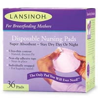 Lansinoh Disposable Nursing Pads For Breastfeeding Mothers - 36 Ea, 3 Pack