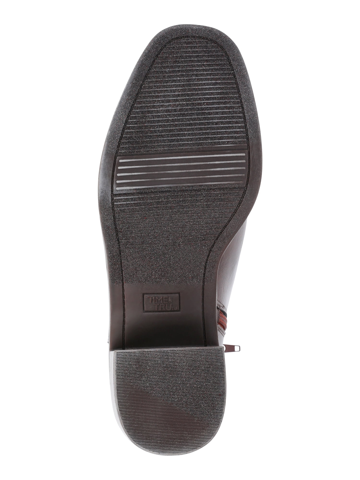 Time and True Women's Faux Leather Chelsea Boots