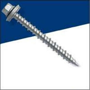 Palram Woodtite No. 16 X 2 in. L Hex Galvanized Wood Screws 50 pk